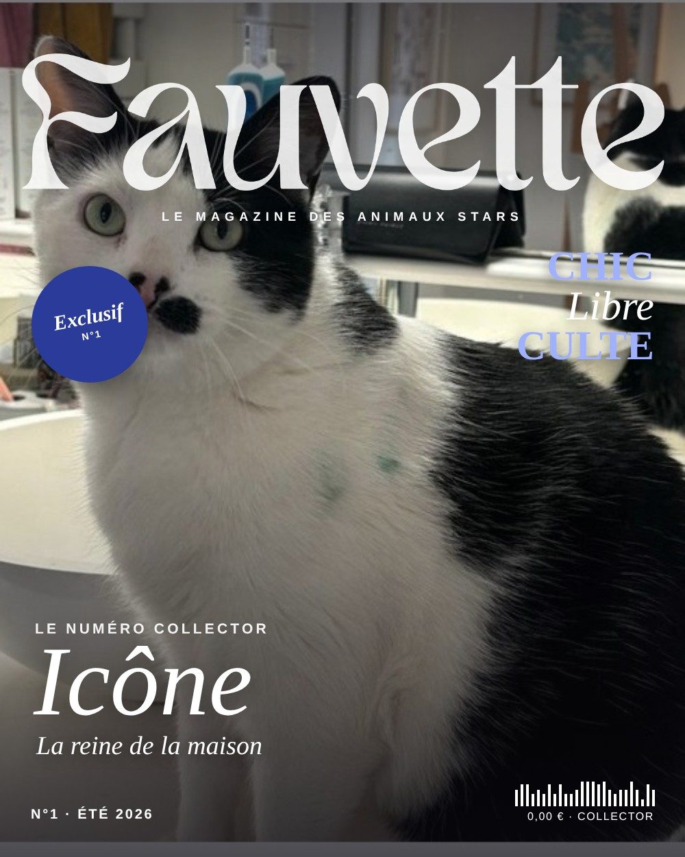 Exemple de une Fauvette, chat